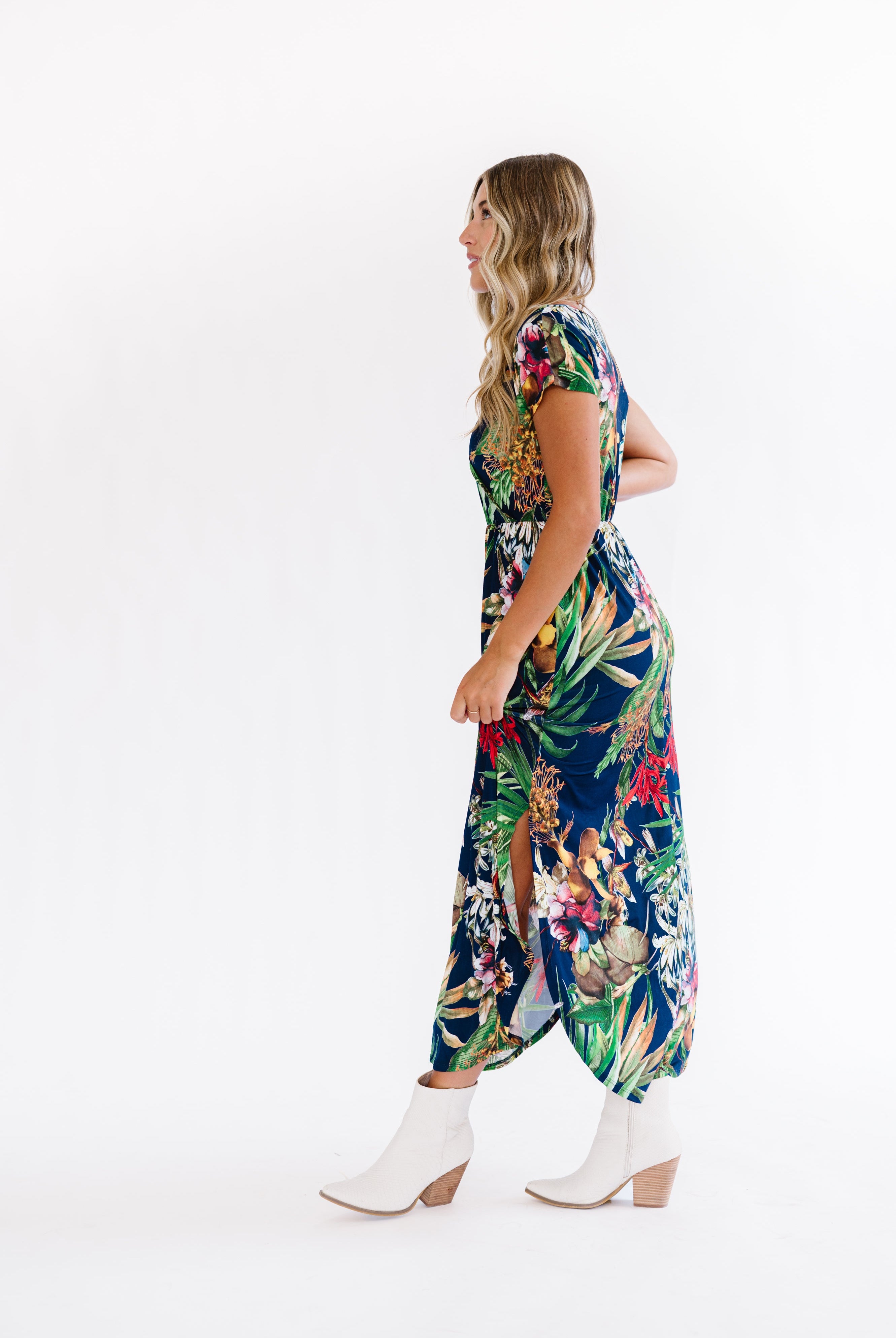 Tropic printed dress