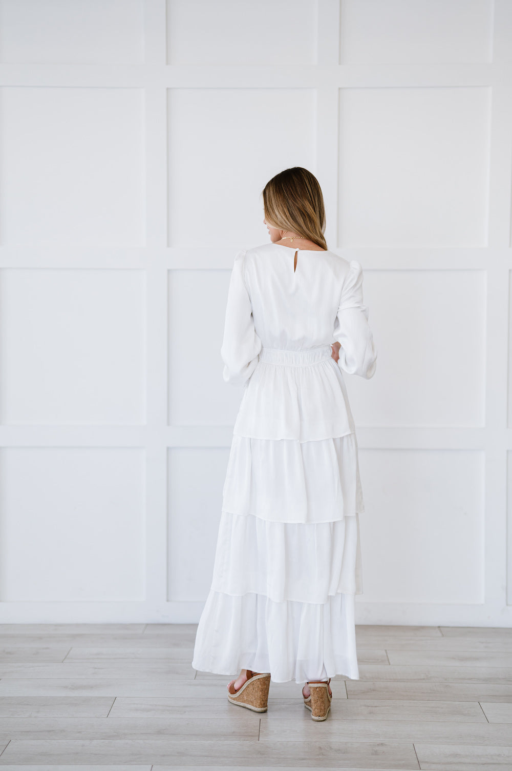 Felicia Dress in White