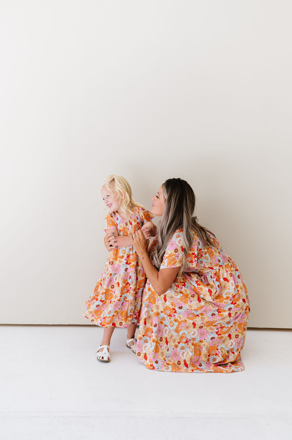 Tayla Dress in Floral Mix - Kids