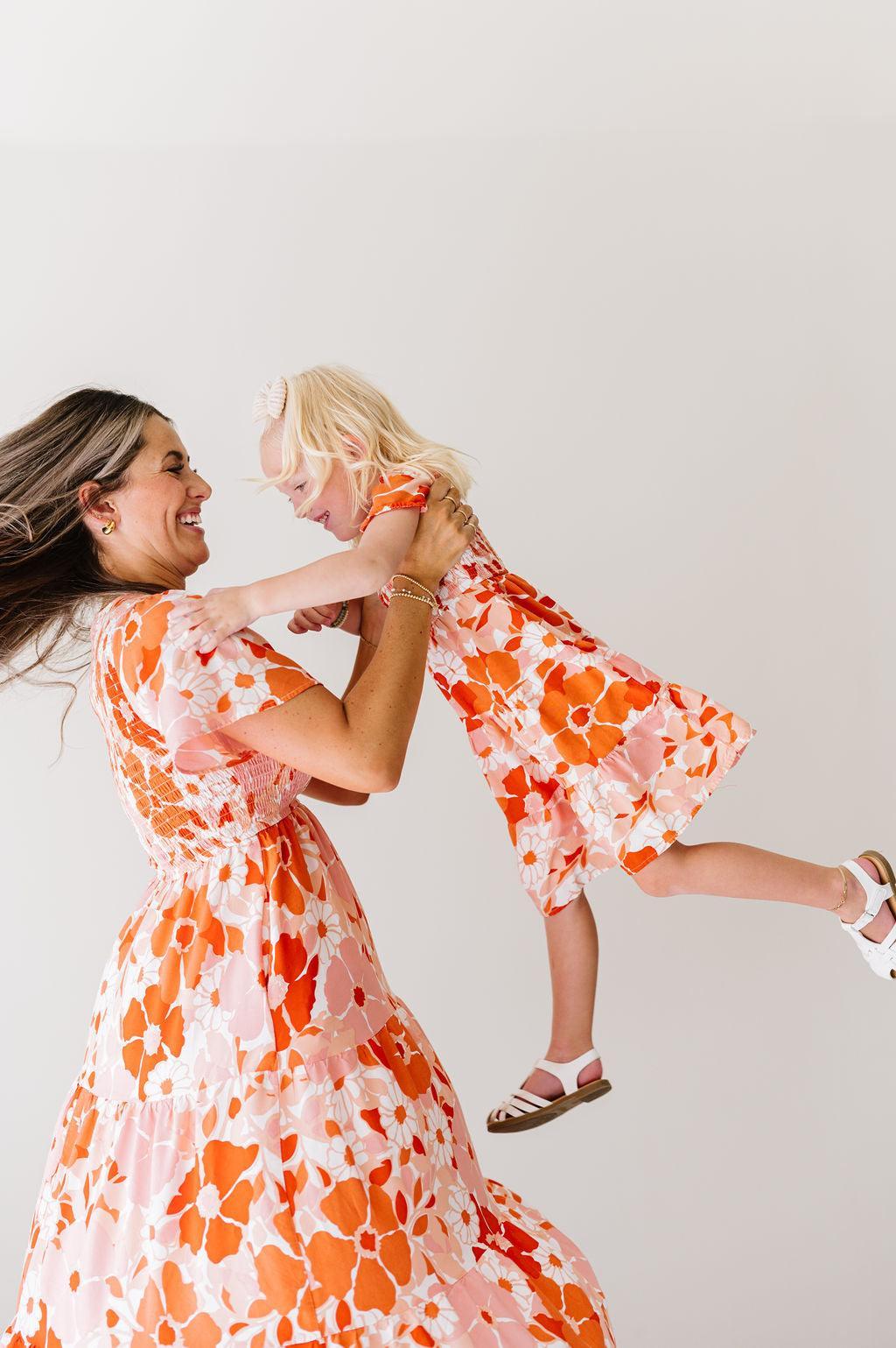 Tayla Dress in Tangerine FEHRNVI Tayla Dress in Tangerine FEHRNVI