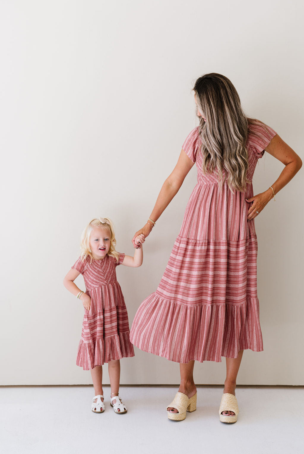 red mommy and me dresses