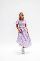 Lilac Maternity Friendly Dress