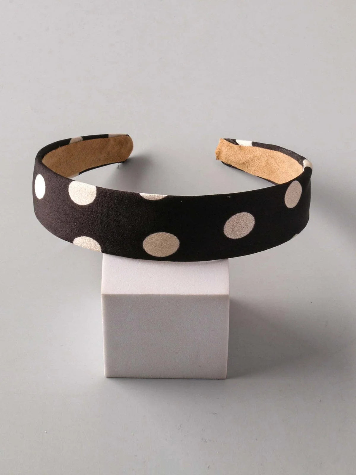 Black Polka Dot Headband