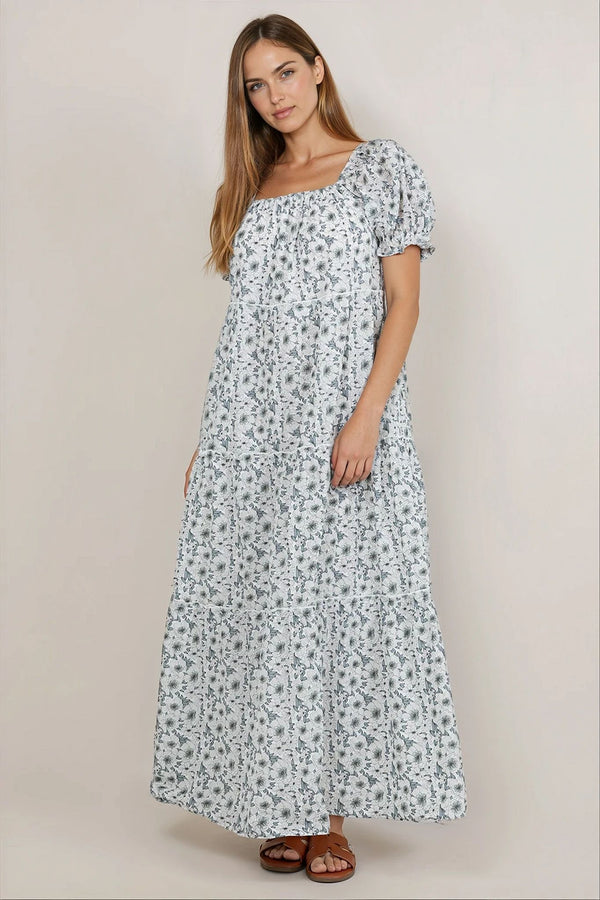 Bella Maxi Dress in White