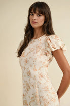 Short Sleeve Midi Dress