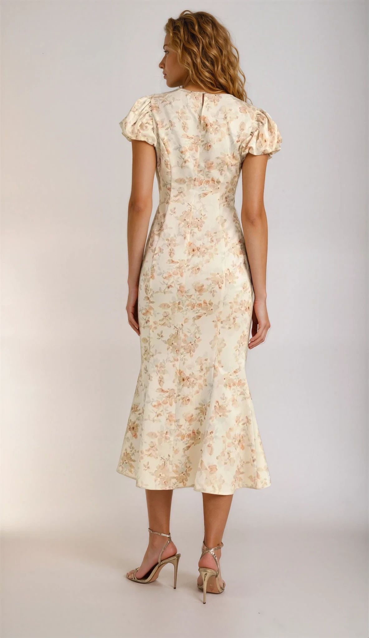 Audrey Puff Sleeve Maxi Dress