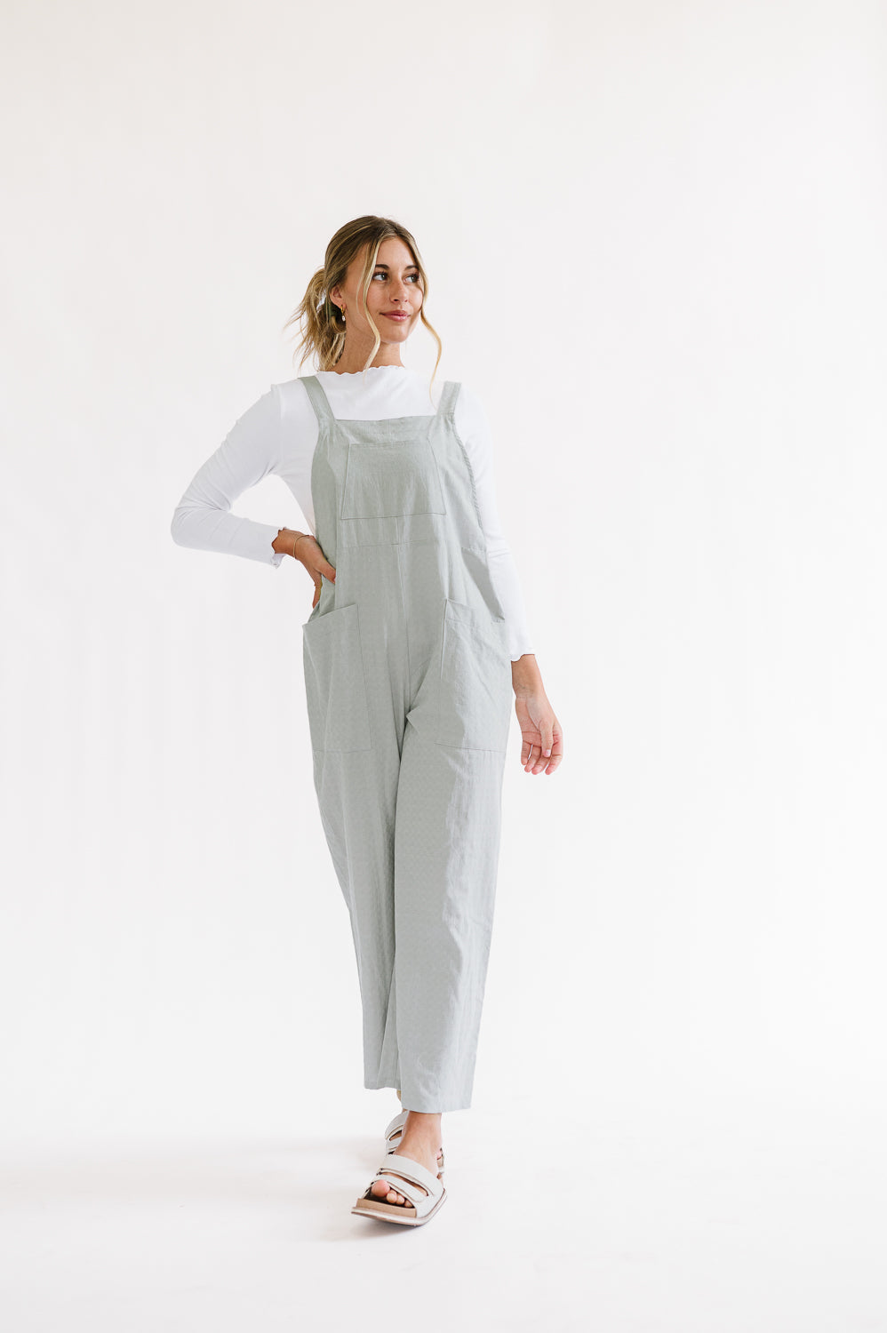 Cody Jumpsuit in Pale Sage