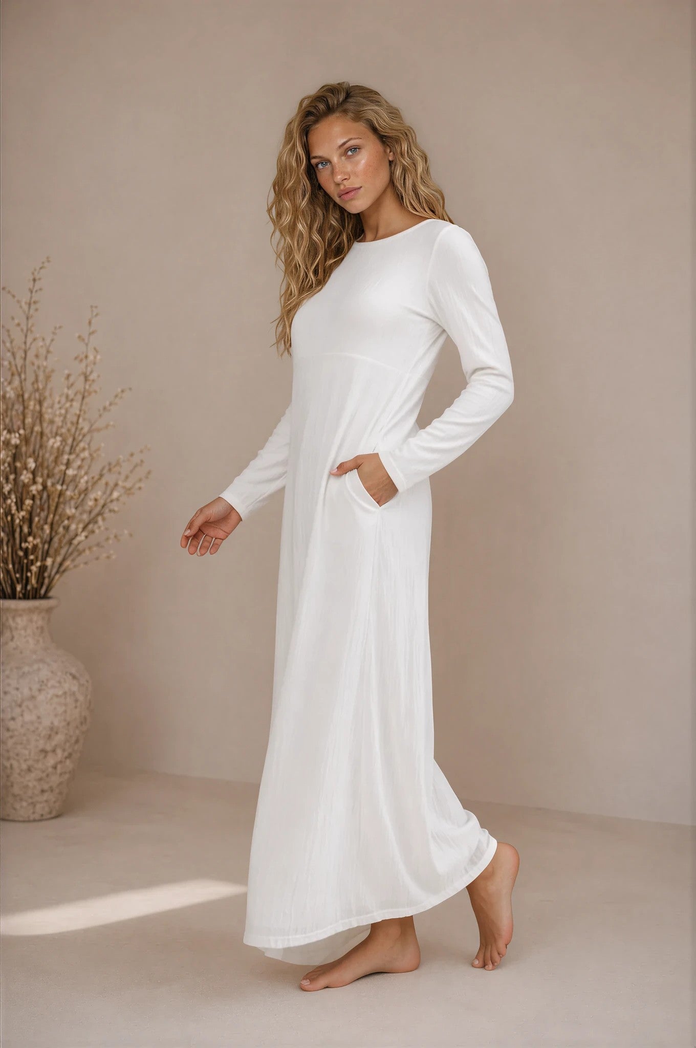 White temple dresses