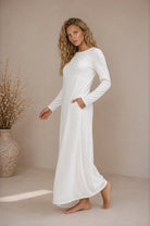 White temple dresses