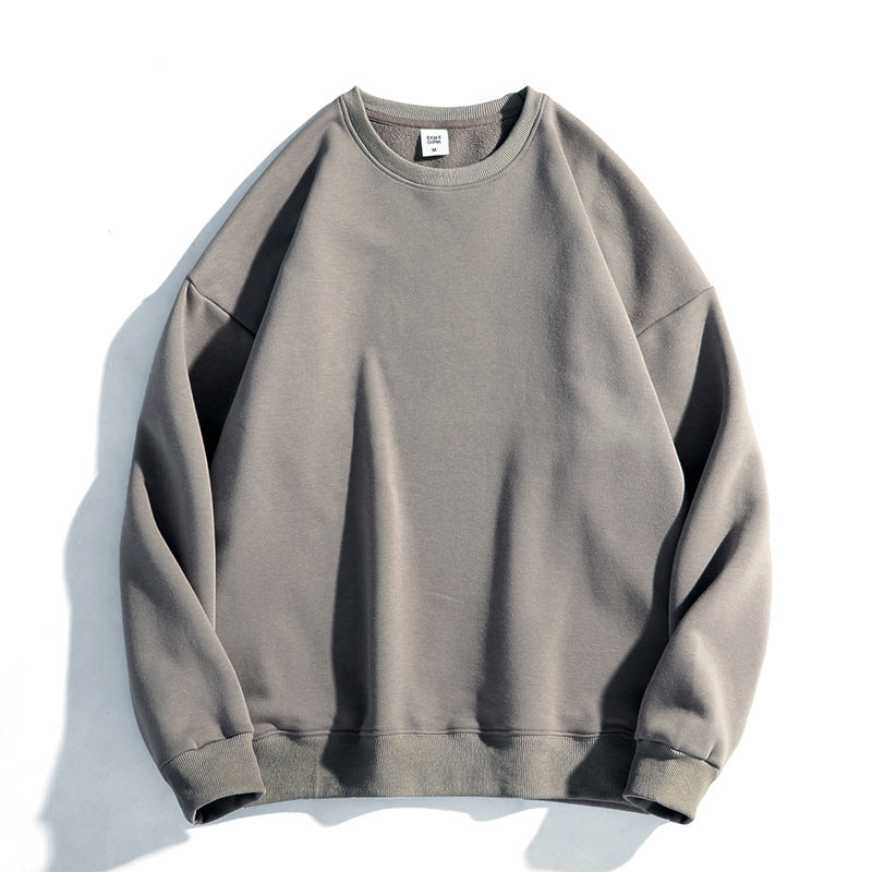 Cotton-Poly Crewneck Sweater
