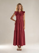 Modest Sleeveless Maxi Dress