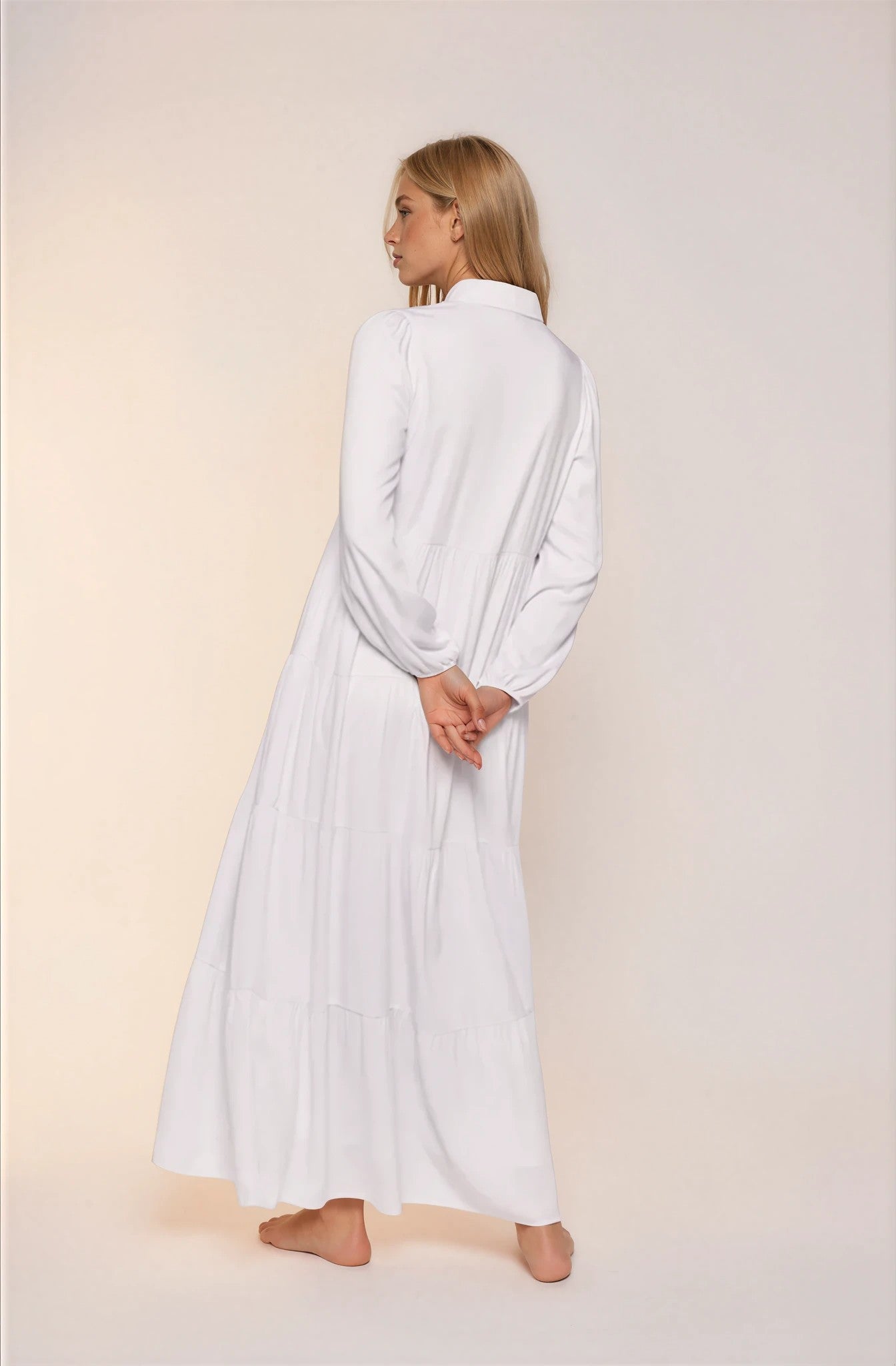 Cerise Button-Up LDS Temple Dress – FEHRNVI