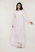 White long sleeve dress