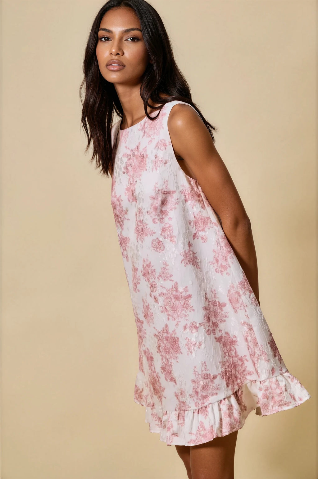 Maren Mini Ruffle Dress