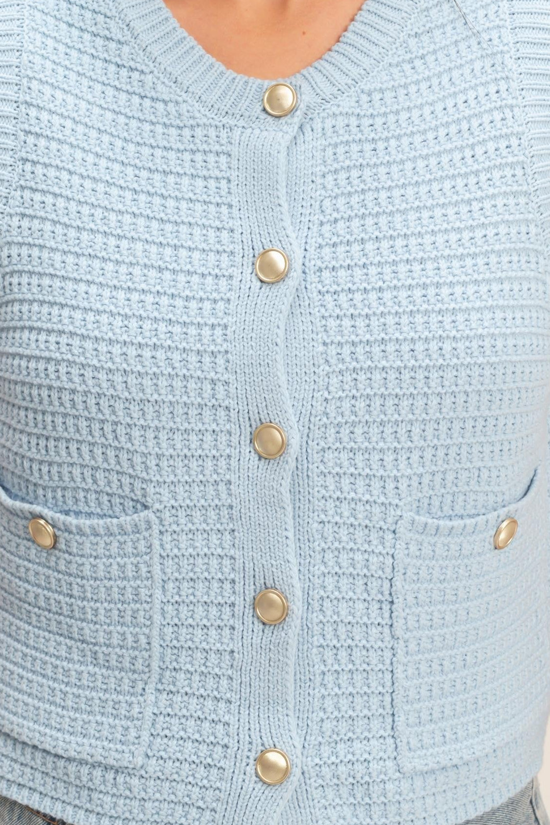 Quincy Textured Button Front Vest – FEHRNVI