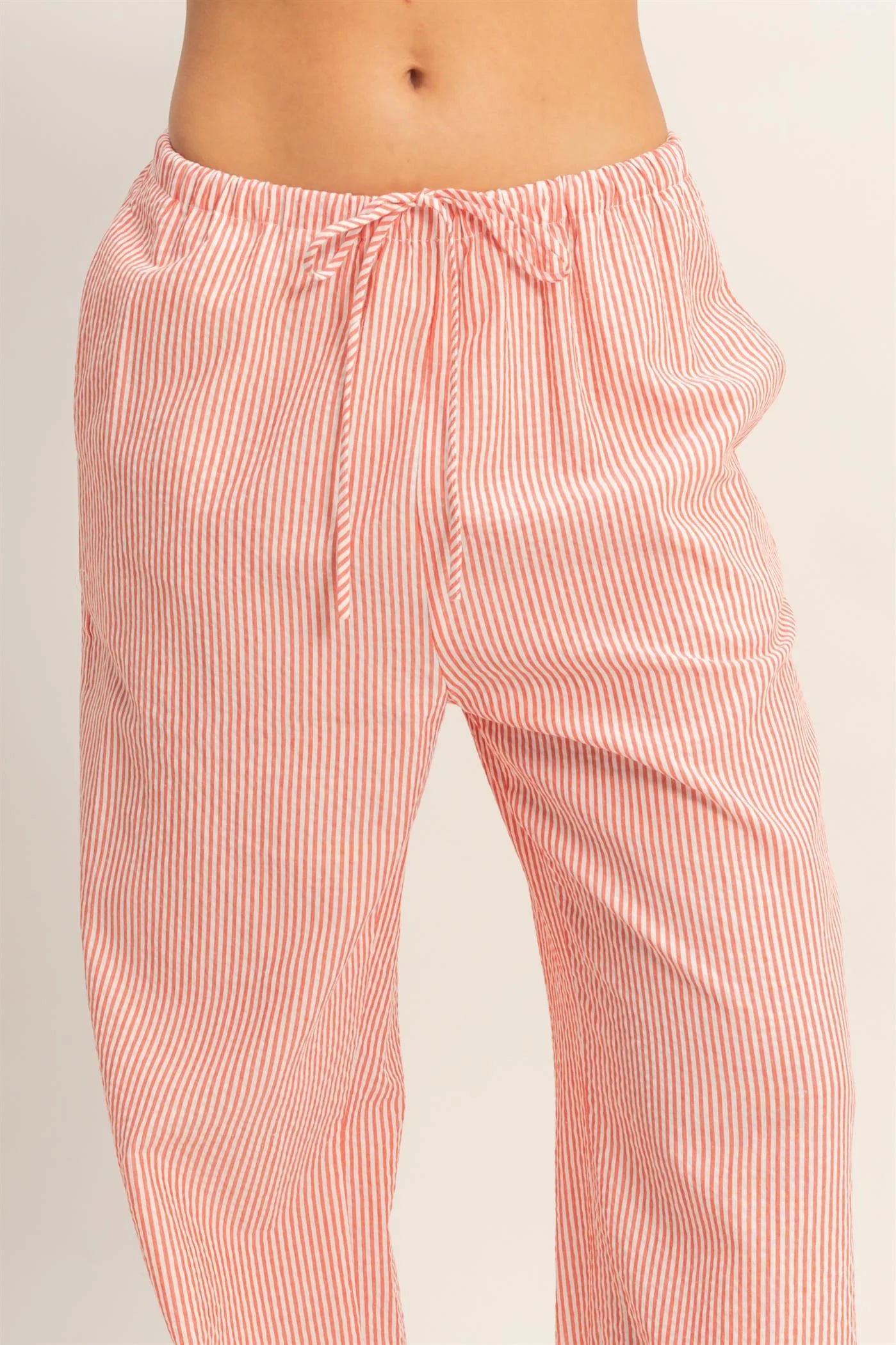 Red Wide Leg Pants