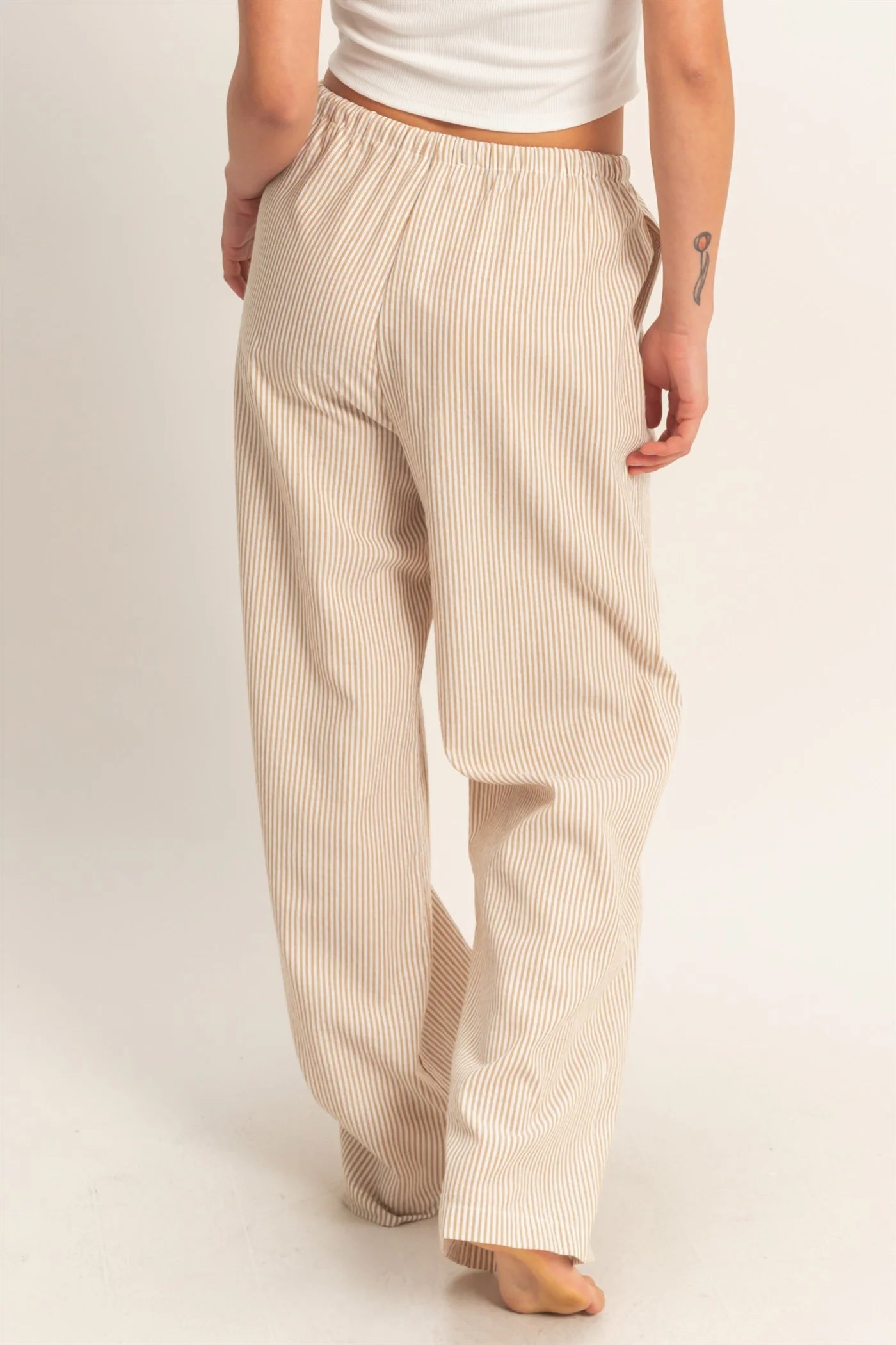 Striped Brown Pants