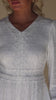 Front zipper temple dress