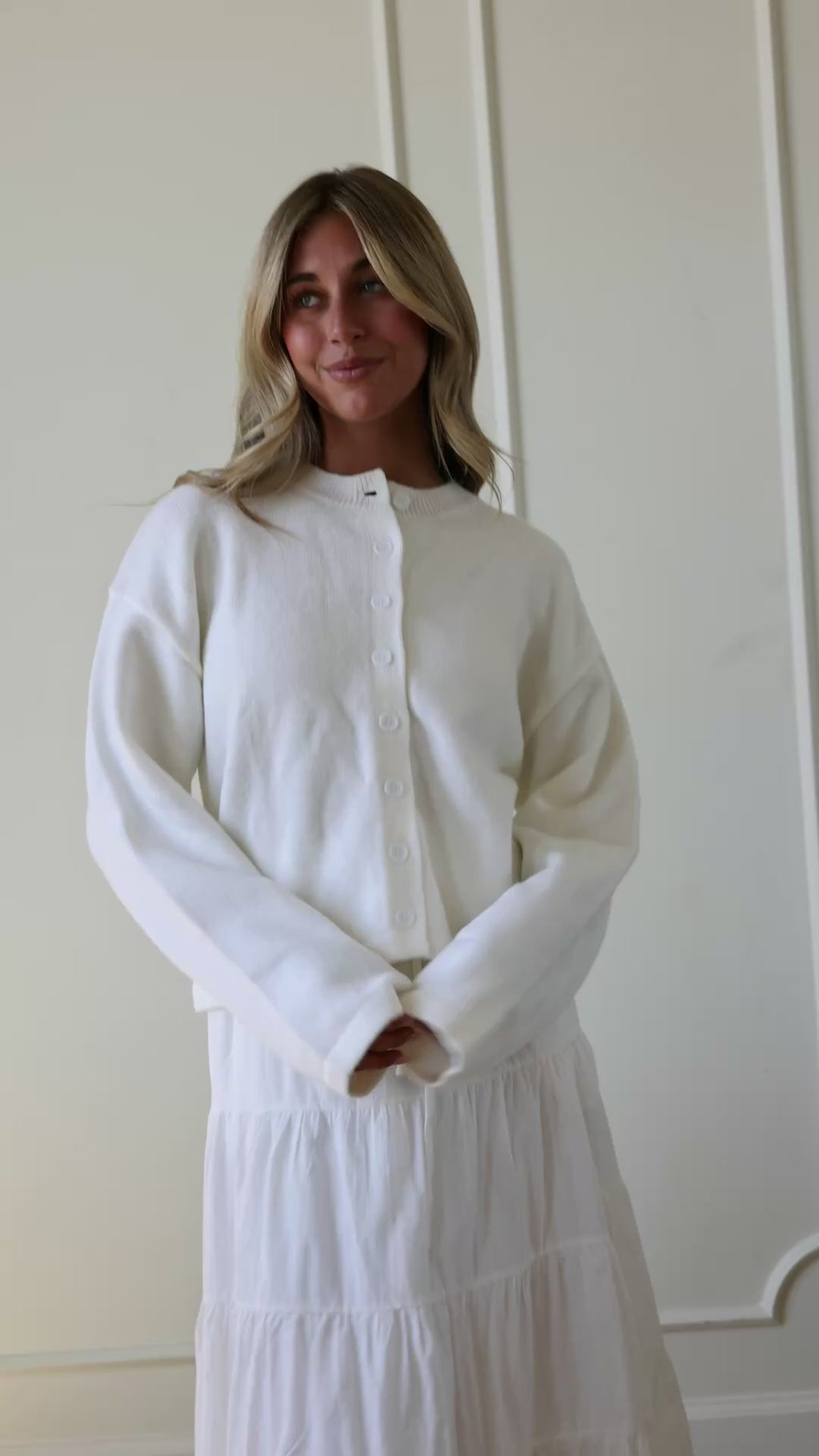 Marilee Temple Sweater in Ivory