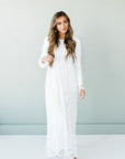 White temple wedding dress