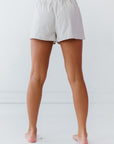 August Shorts in Gray Cream
