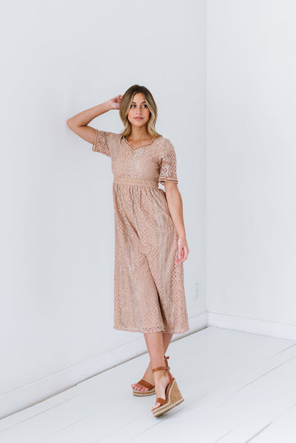 Jolie Dress in Taupe