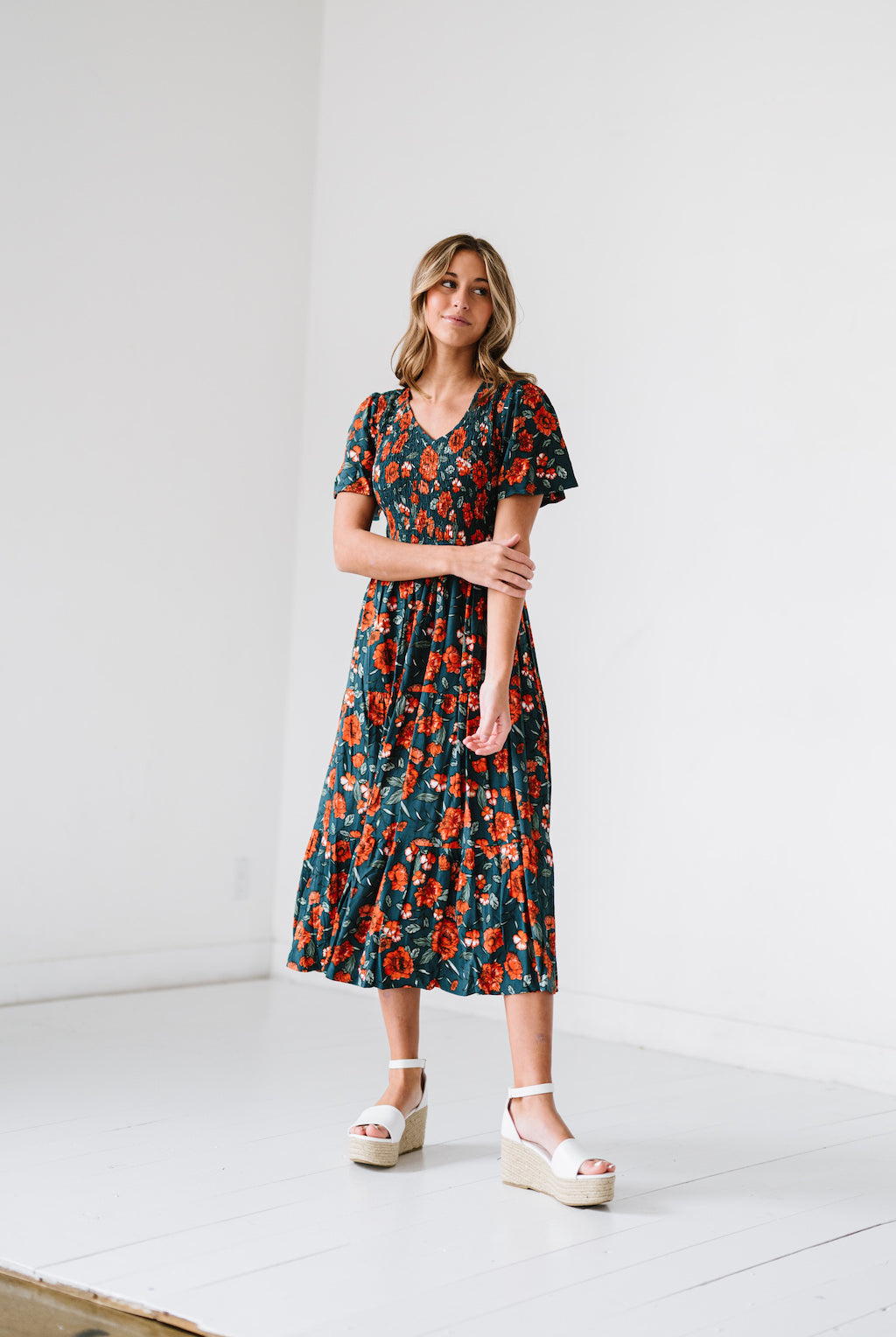 Floral Maternity Friendly Dress