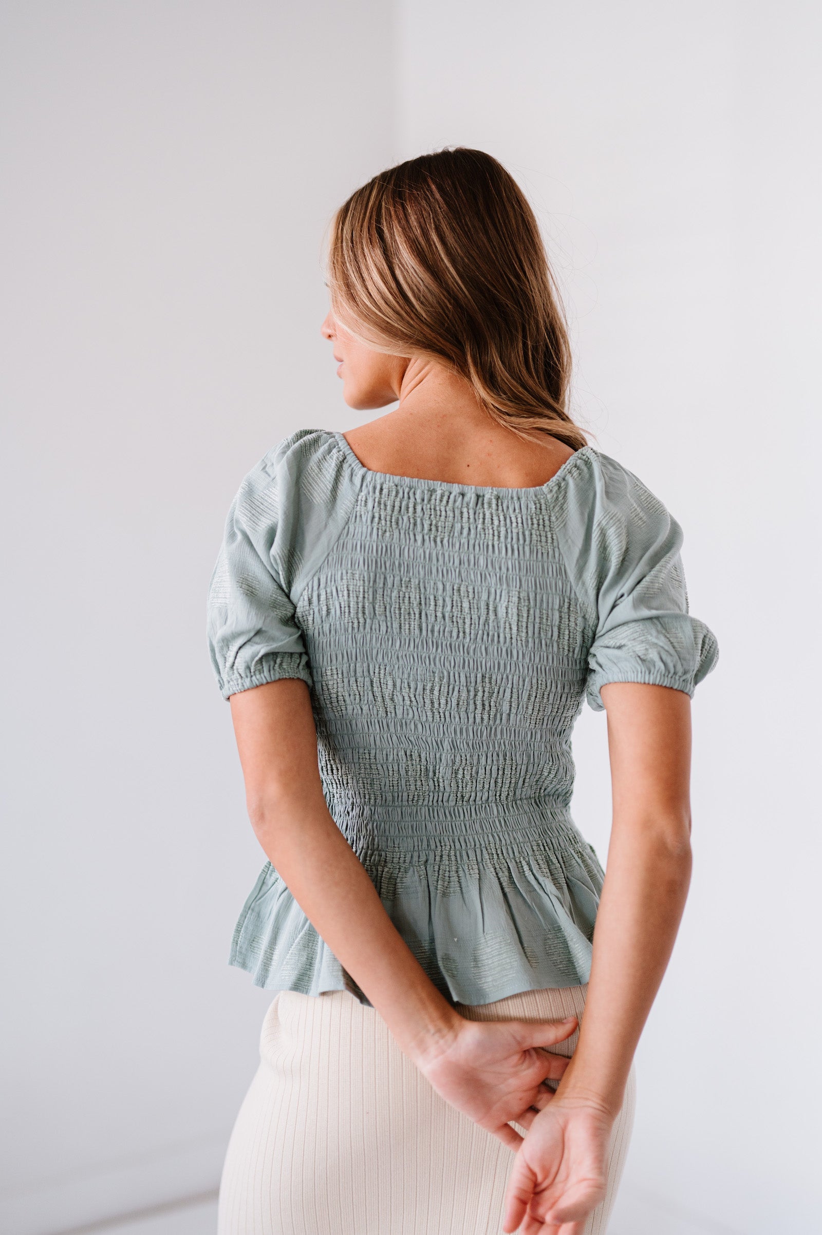 Rozzy Top in Sage