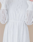 Megan Dress in White