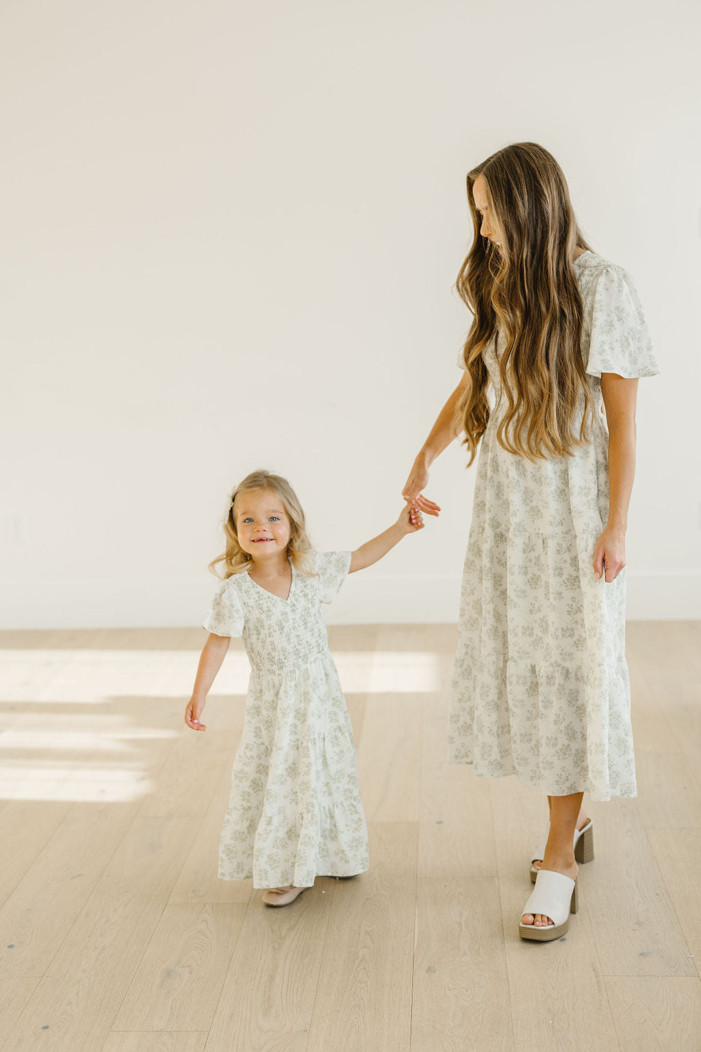 mommy and me smocked dress