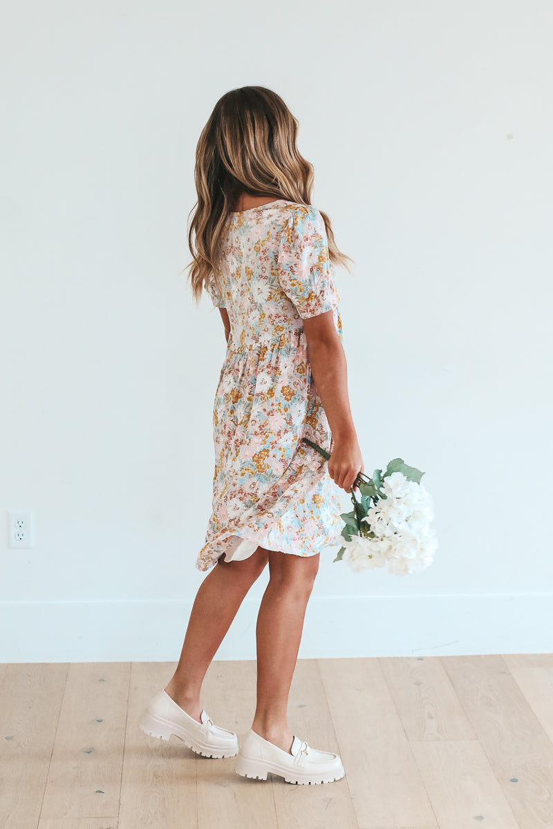 Fehrnvi floral mini dress