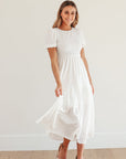 Darla Dress in White