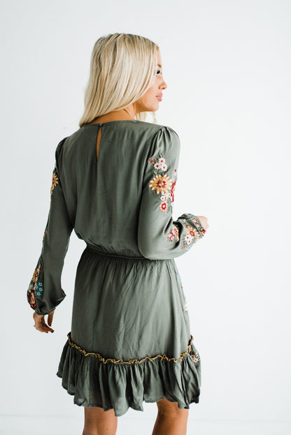 Cammy Dress in Olive